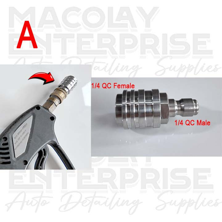 F49 Pressure Washer Self-Locking Quick Connect Fittings