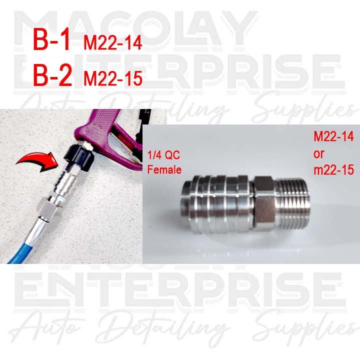F49 Pressure Washer Self-Locking Quick Connect Fittings