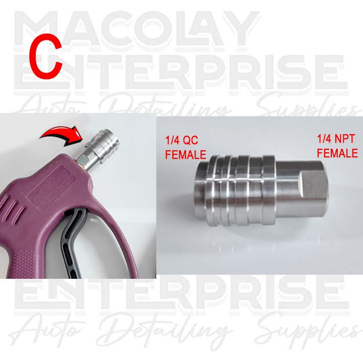 F49 Pressure Washer Self-Locking Quick Connect Fittings