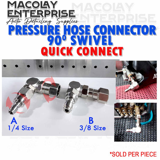 F50 90-Degree Pressure Washer Hose Connector Fittings