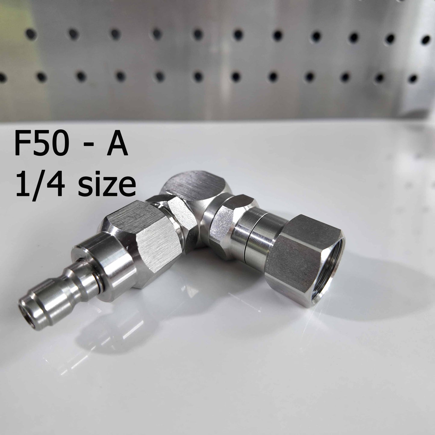 F50 90-Degree Pressure Washer Hose Connector Fittings