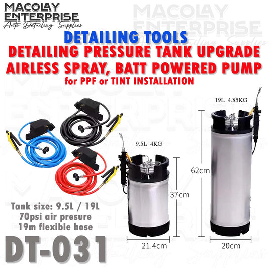 DT-031 Airless Spray Pump for Pressure Tank Upgrade for Car PPF or Tint Application