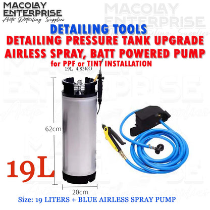 DT-031 Airless Spray Pump for Pressure Tank Upgrade for Car PPF or Tint Application