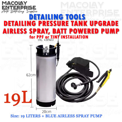 DT-031 Airless Spray Pump for Pressure Tank Upgrade for Car PPF or Tint Application