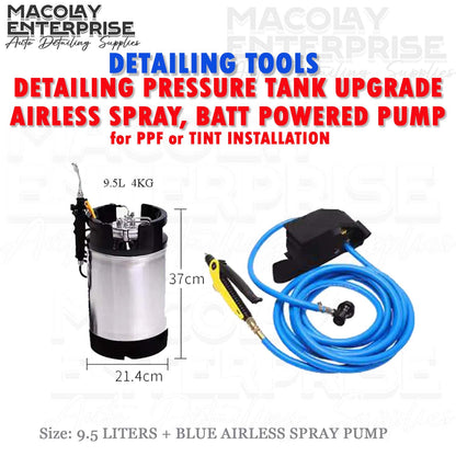 DT-031 Airless Spray Pump for Pressure Tank Upgrade for Car PPF or Tint Application