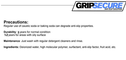 Grip Secure Anti-Slip Floor Treatment for Tiles and Natural Stones