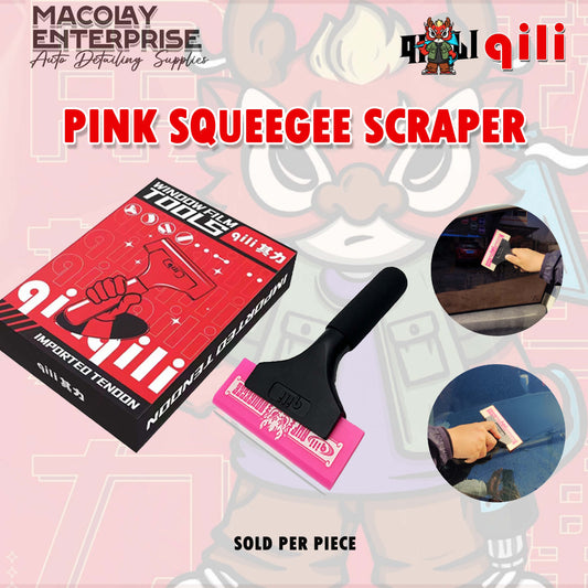 WR-134 Qili Pink Squeegee for Car Tint Macolay Enterprise