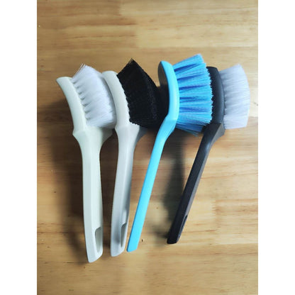 WH-38 Medium Hard Bristles Blue Ergonomic Handle Tire Brush