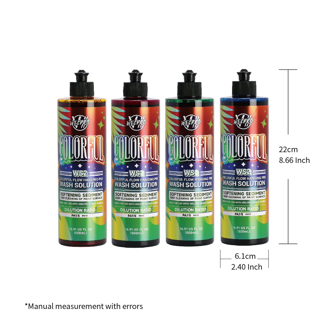 Welpro Colorful Pre-wash Shampoo pH11 Contactless Shampoo