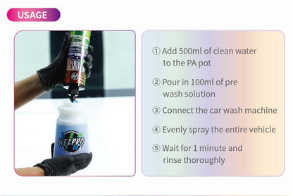 Welpro Colorful Pre-wash Shampoo pH11 Contactless Shampoo