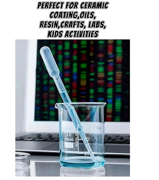 DT-037 3ml Plastic Disposable Ceramic Coating Pipette Distribution Coating Dropper For Car Care