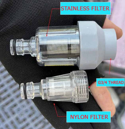 F51 Pressure Washer Inlet Filter G3/4 Stainless Mesh Filter Fittings