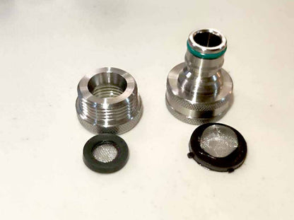 F52 Pressure Washer Inlet Quick Connect Set Stainless Fittings for 1/2 Hose