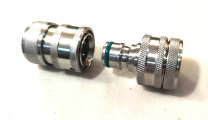 F52 Pressure Washer Inlet Quick Connect Set Stainless Fittings for 1/2 Hose