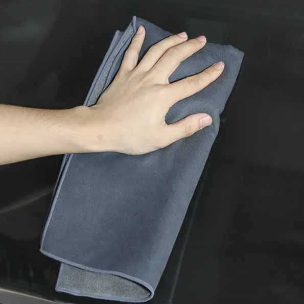 Finishing Towel Chamois + Coral Fleece Streak Free