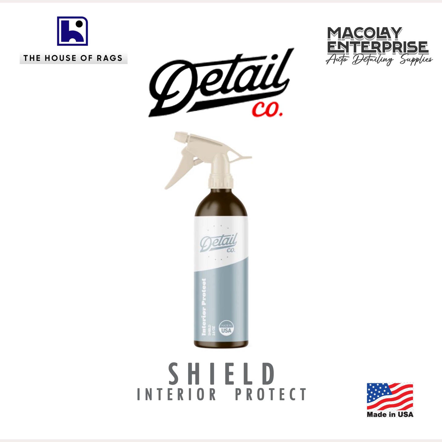 Detail Co. Interior Protect Plastic Leather Vinyl 16oz