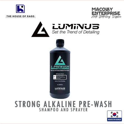 Luminus L-Prewash V2 Alkaline Car Shampoo and Spray 1 Liter