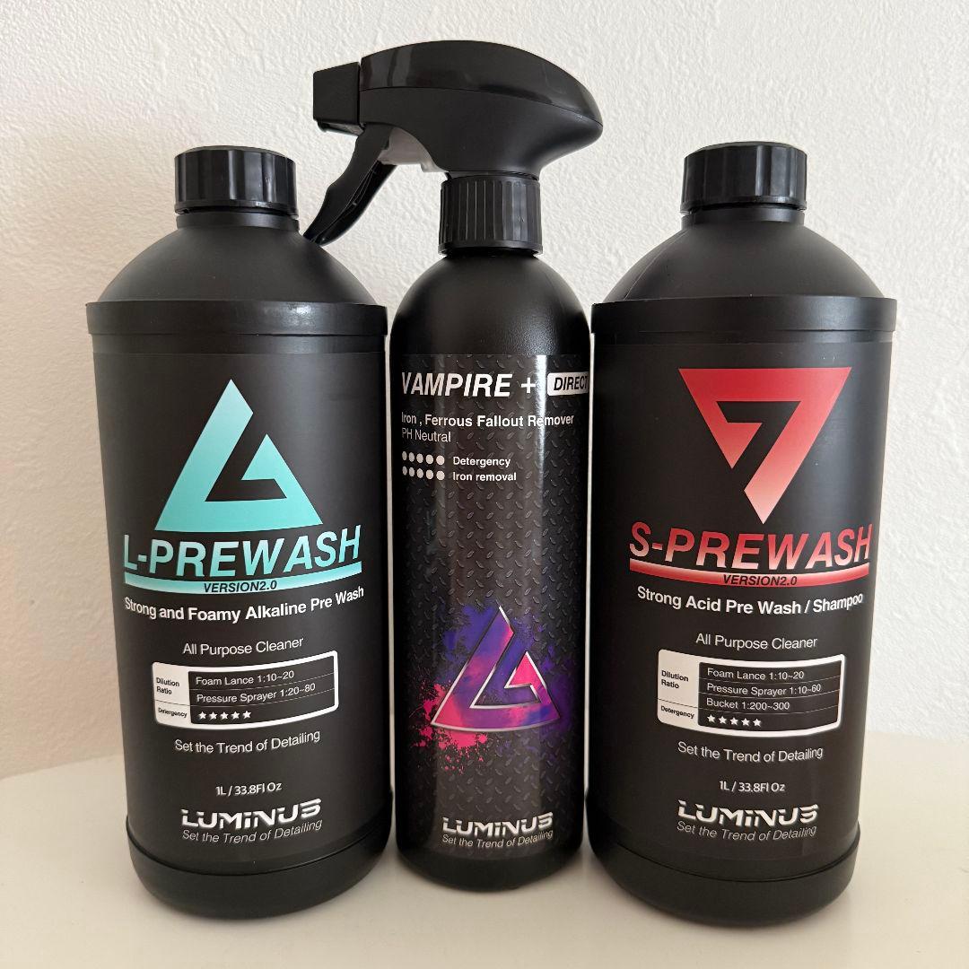 Luminus L-Prewash V2 Alkaline Car Shampoo and Spray 1 Liter