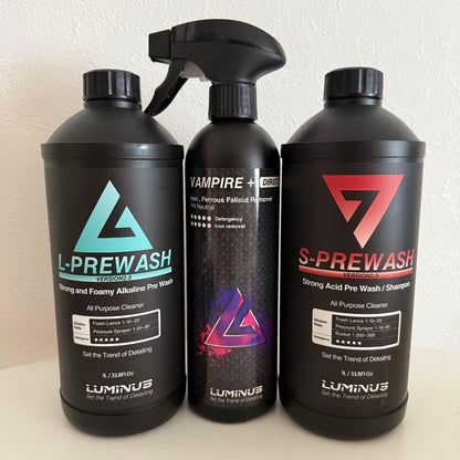 Luminus L-Prewash V2 Alkaline Car Shampoo and Spray 1 Liter