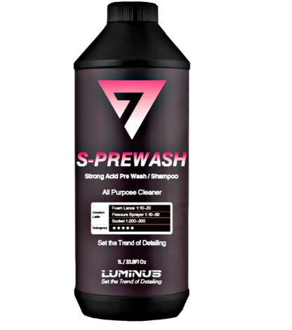 Luminus S-Prewash V2 Acid Car Shampoo and Spray 1 Liter