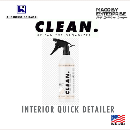 CLEAN. by Pan the Organizer Interior Quick Detailer 16oz