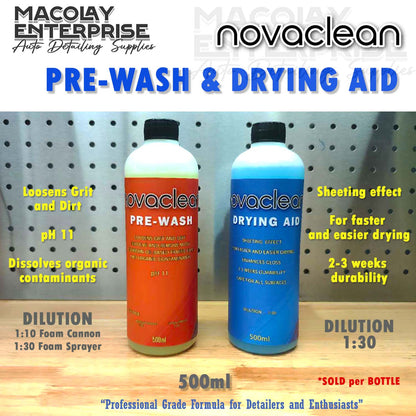Novaclean Pre-Wash and Drying Aid for Car Wash 500ml