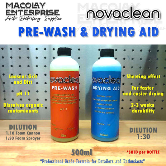 Novaclean Pre-Wash and Drying Aid for Car Wash 500ml