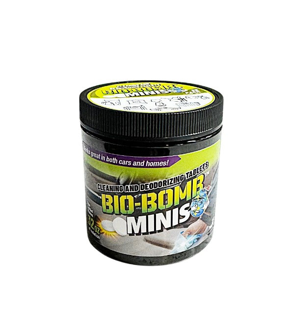 Bio-Bomb Minis Cleaning and Deodorizing Tablets for Cars 25s, 10s, 1s