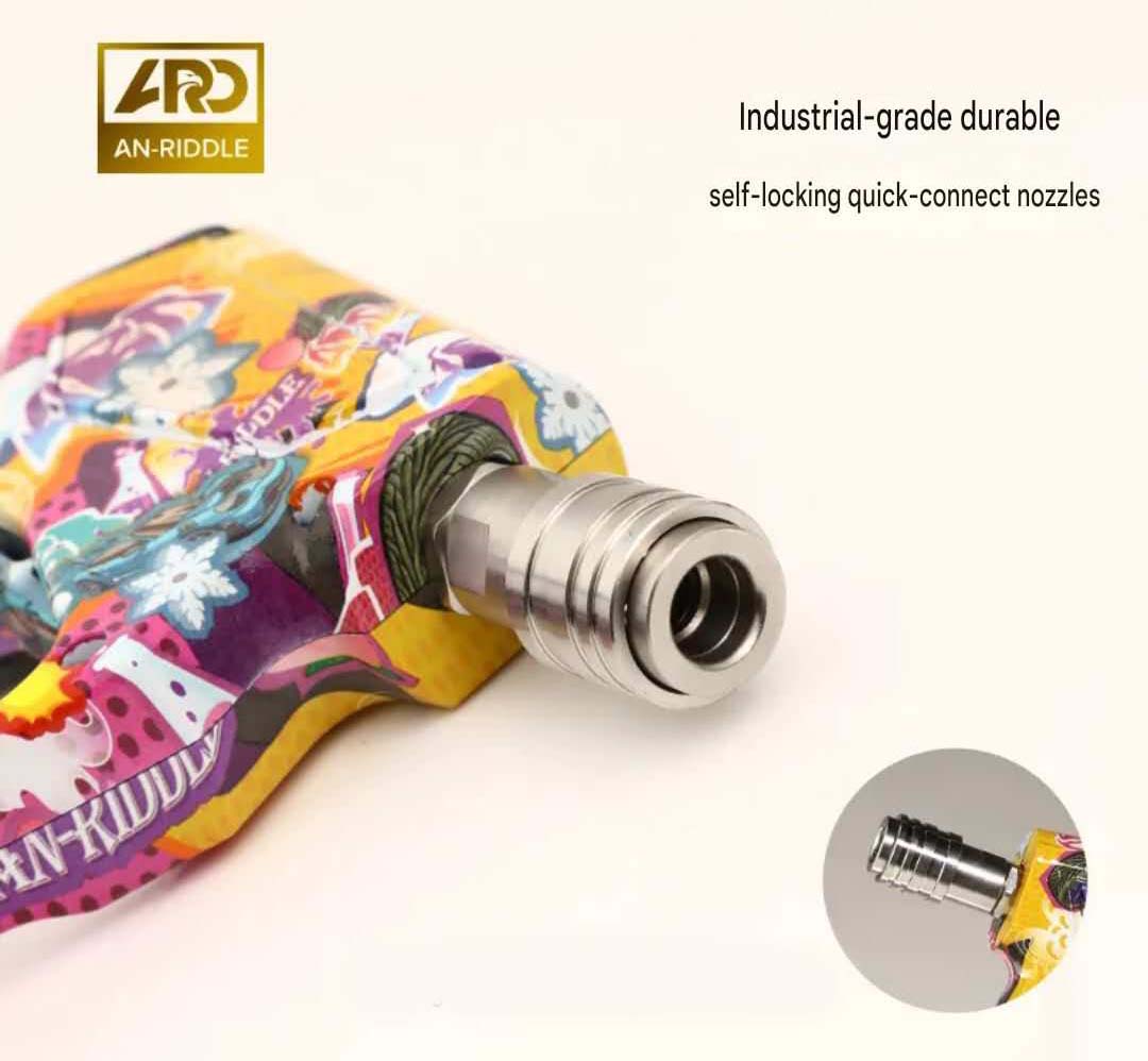 PA-025 ARD Graffiti Designed Pressure Washer Gun 5000psi with Push Lock,  Trigger Lock and Swivel