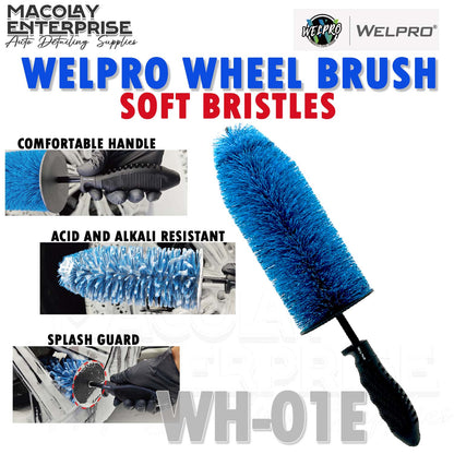 WH-01E Welpro Dark Blue SOFT Wheel Brush