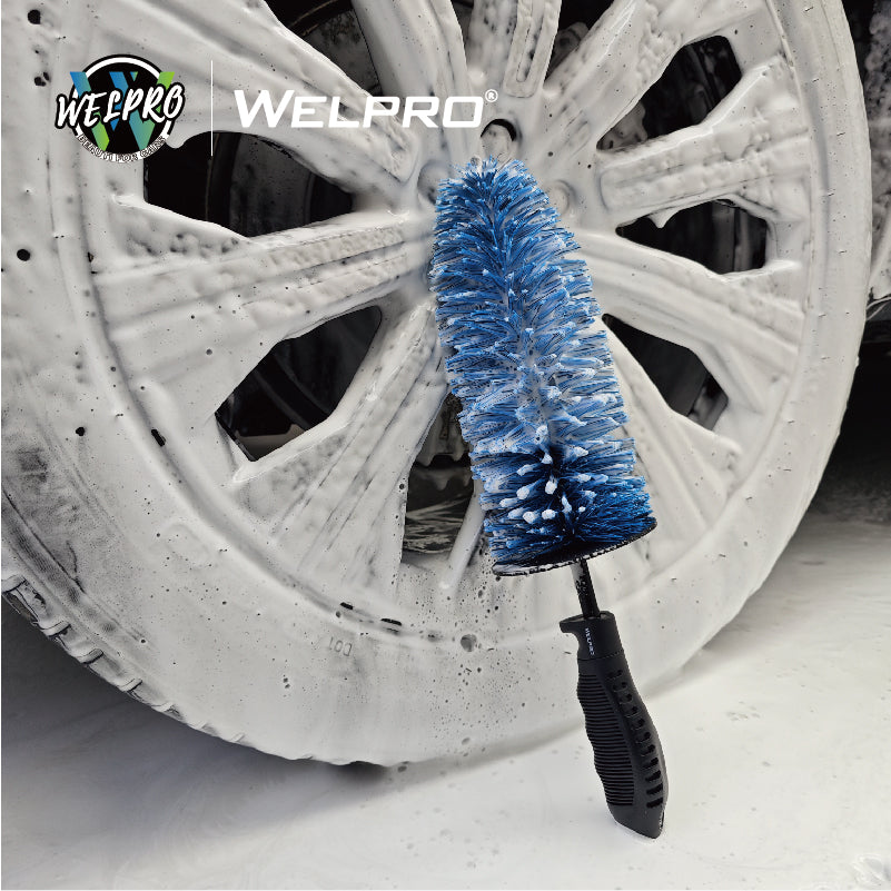 WH-01E Welpro Dark Blue SOFT Wheel Brush