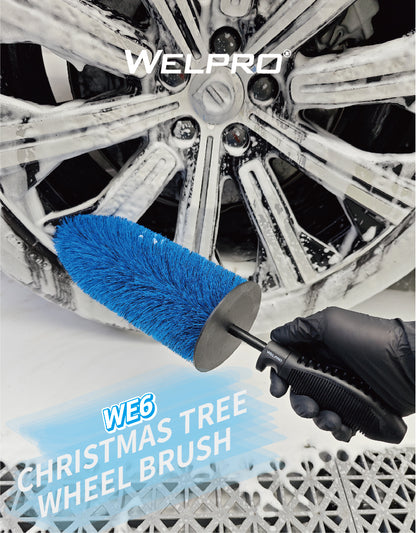 WH-01E Welpro Dark Blue SOFT Wheel Brush