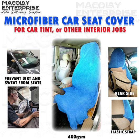 Microfiber Seat Cover 400gsm for Interior Jobs Tint, Detailing, others Macolay Enterprise