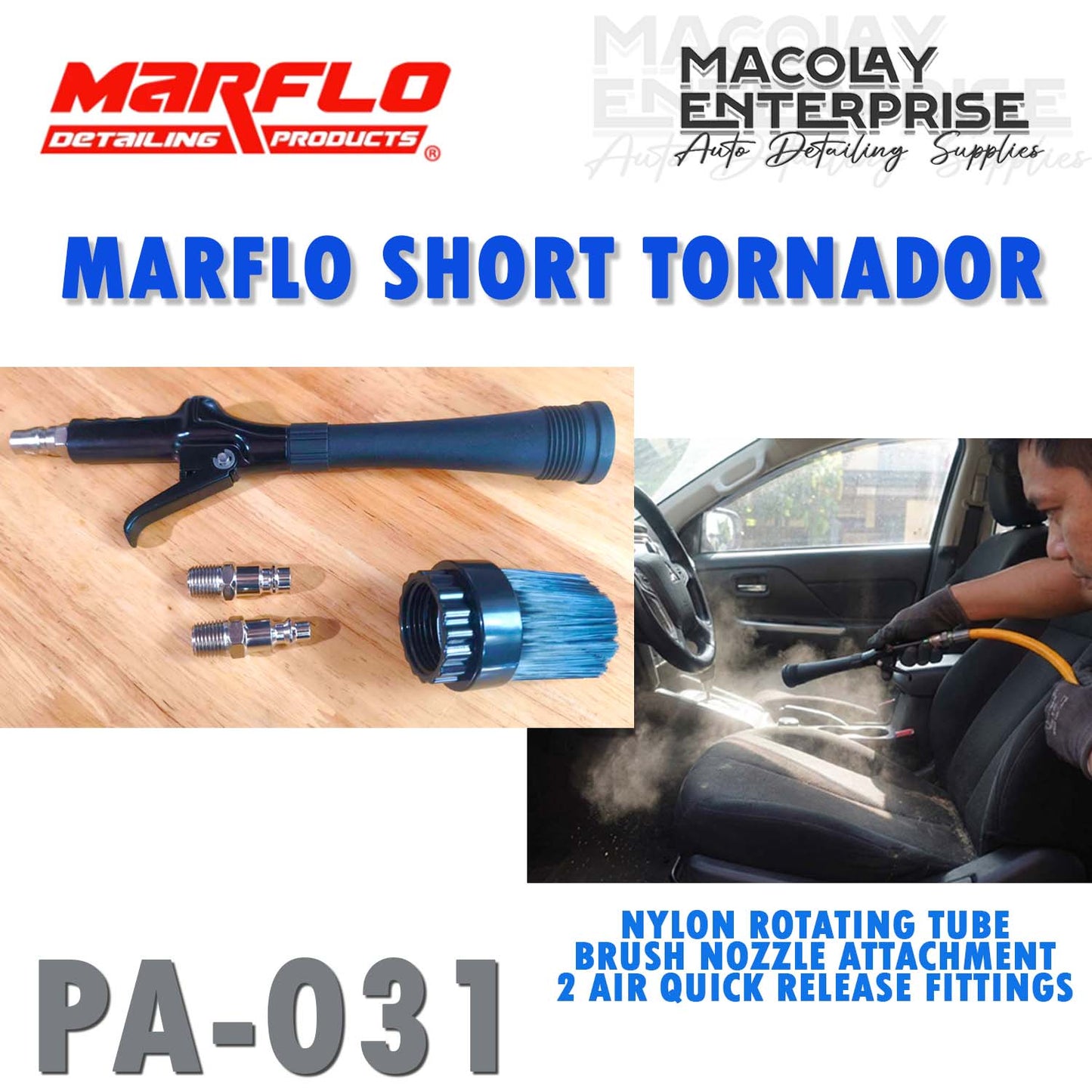 PA-010 MARFLO Short Tornador Air Blow Out Gun