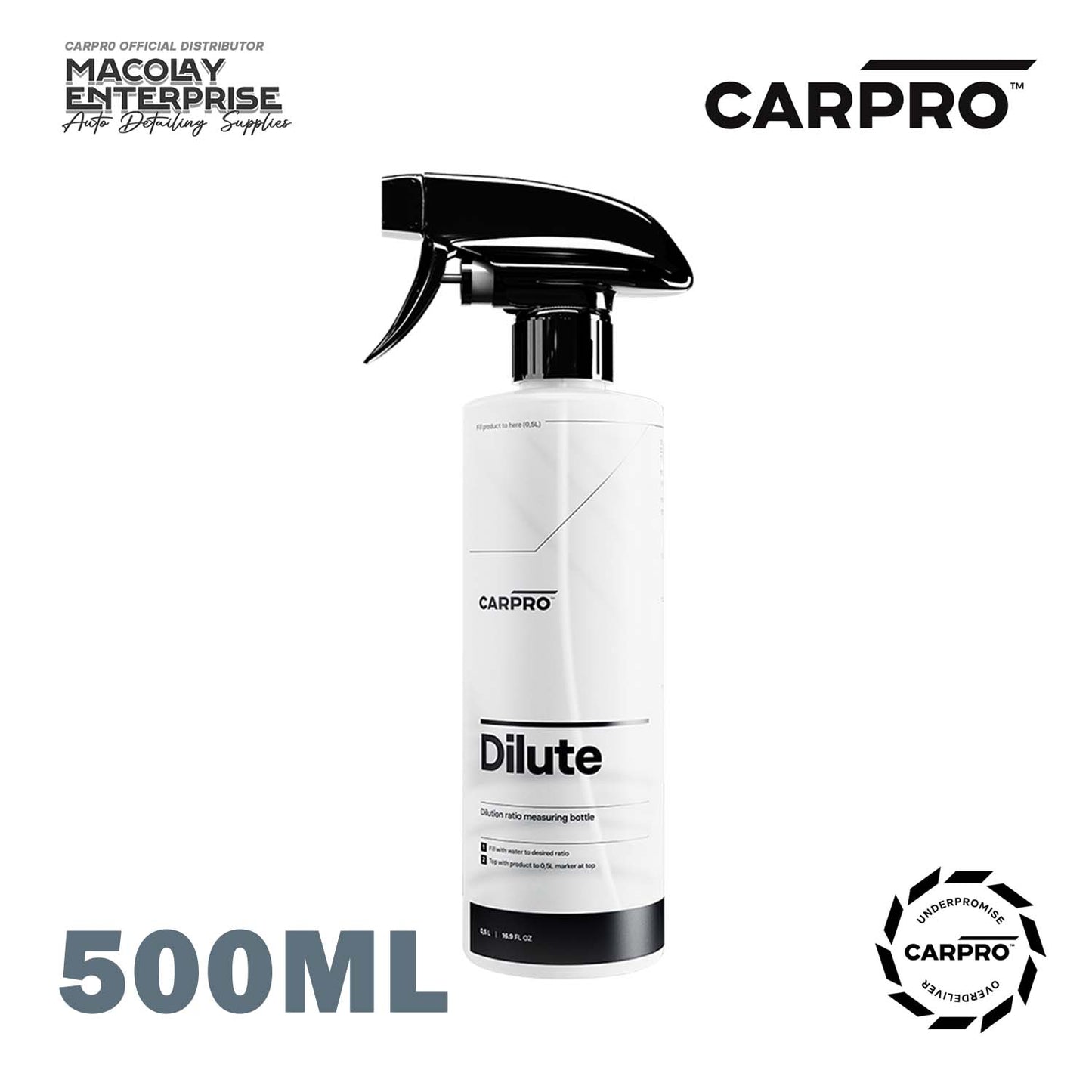 CarPro Dilute Bottle 1000ml or 500ml