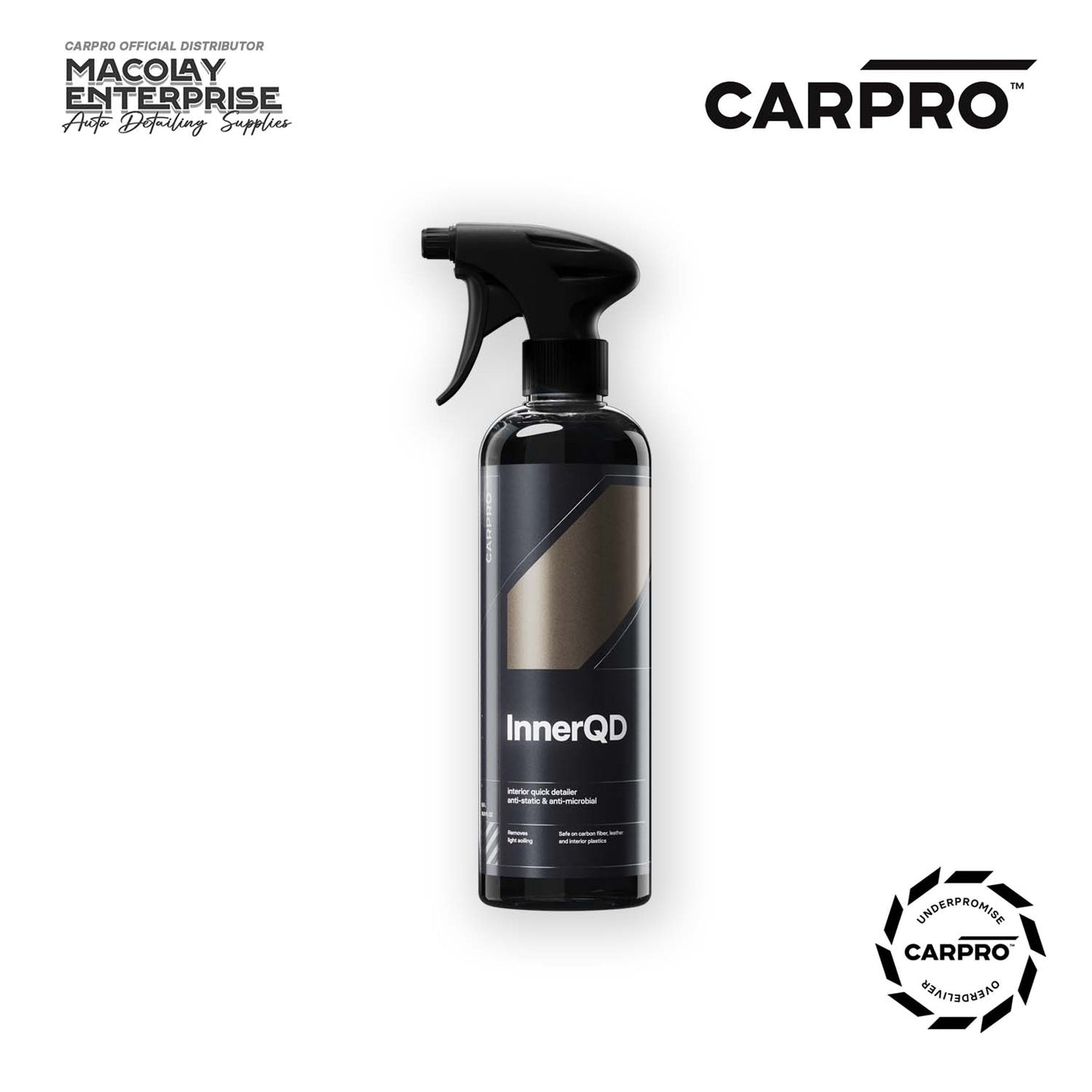 CarPro InnerQD Interior Quick Detailer Anti Static, Anti Microbial 500ml