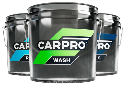 CarPro Wash Bucket Stickers 3 piece set