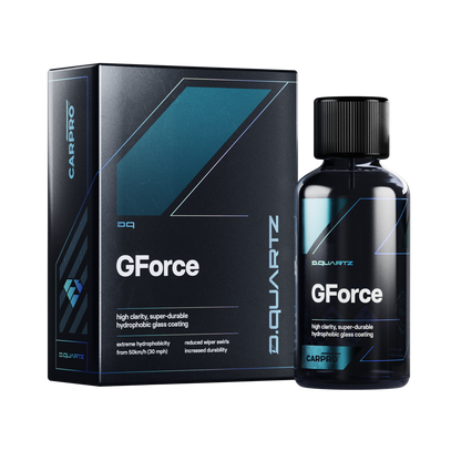 CarPro CQUARTZ GForce Super Durable Hydrophobic Glass Coating 50ml