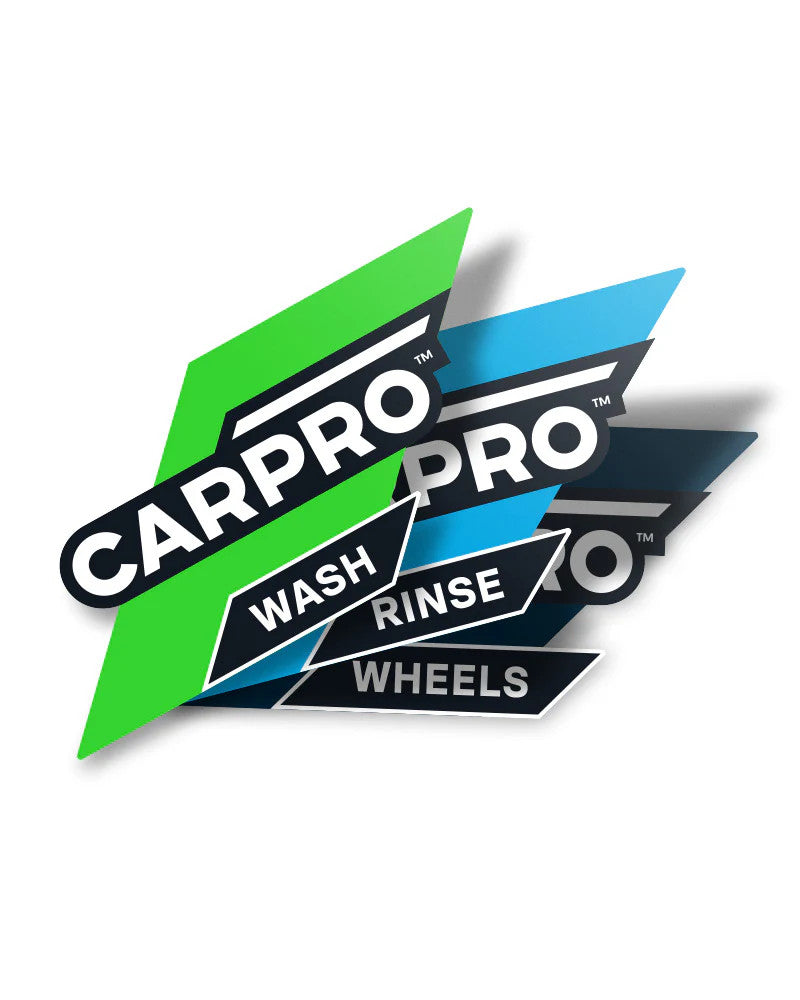 CarPro Wash Bucket Stickers 3 piece set