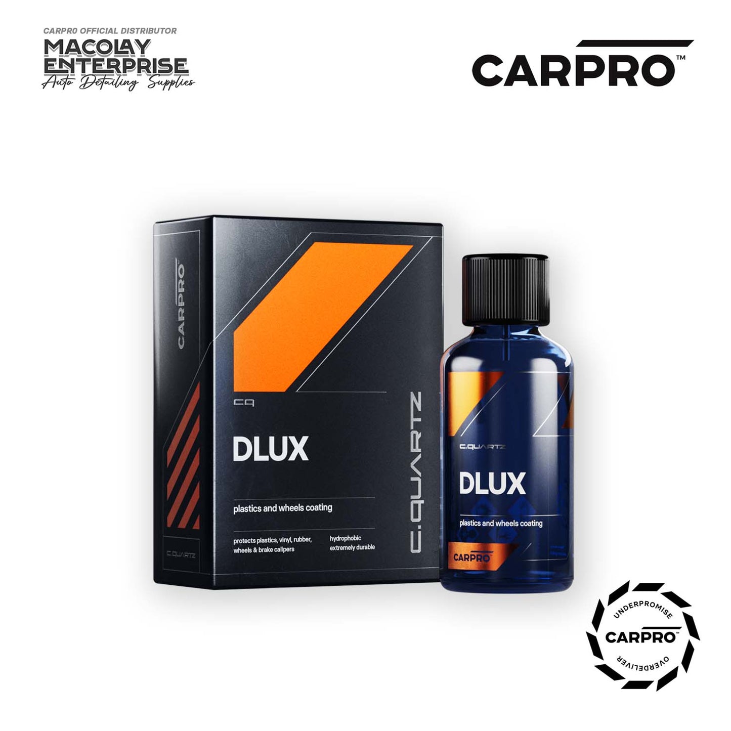 CarPro CQUARTZ DLUX Plastic and Wheel Coating 30ml