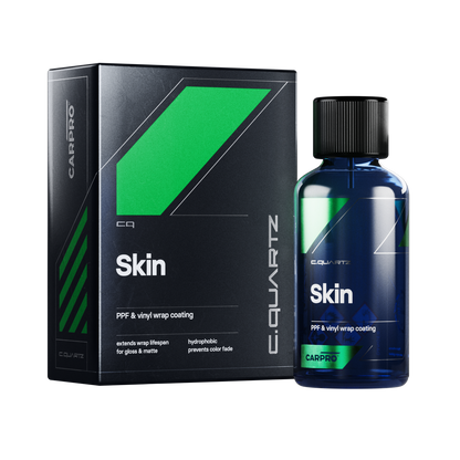 CarPro CQUARTZ Skin for PPF Vinyl Films (Gloss or Matt) , Hard or Soft Plastics 50ml