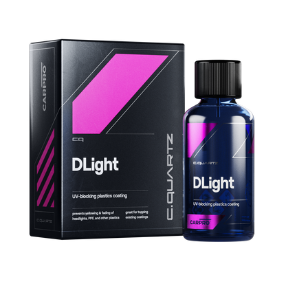 CarPro CQUARTZ DLight Plastic, PPF, Headlight Coating UV Protection 30ml