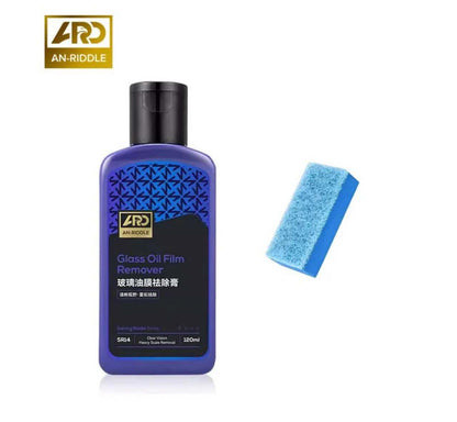 ARD Glass Oil Film Remover 120ml with Scrubber