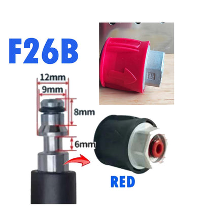 F26 Quick Release Adapter fittings for pressure Washer Gun and Machine