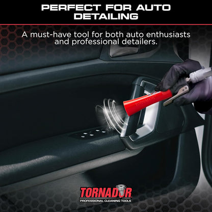 PA-033 Tornador Mini Z-007 Car Care Tool Red Nozzle Air Operated Professional Cleaner