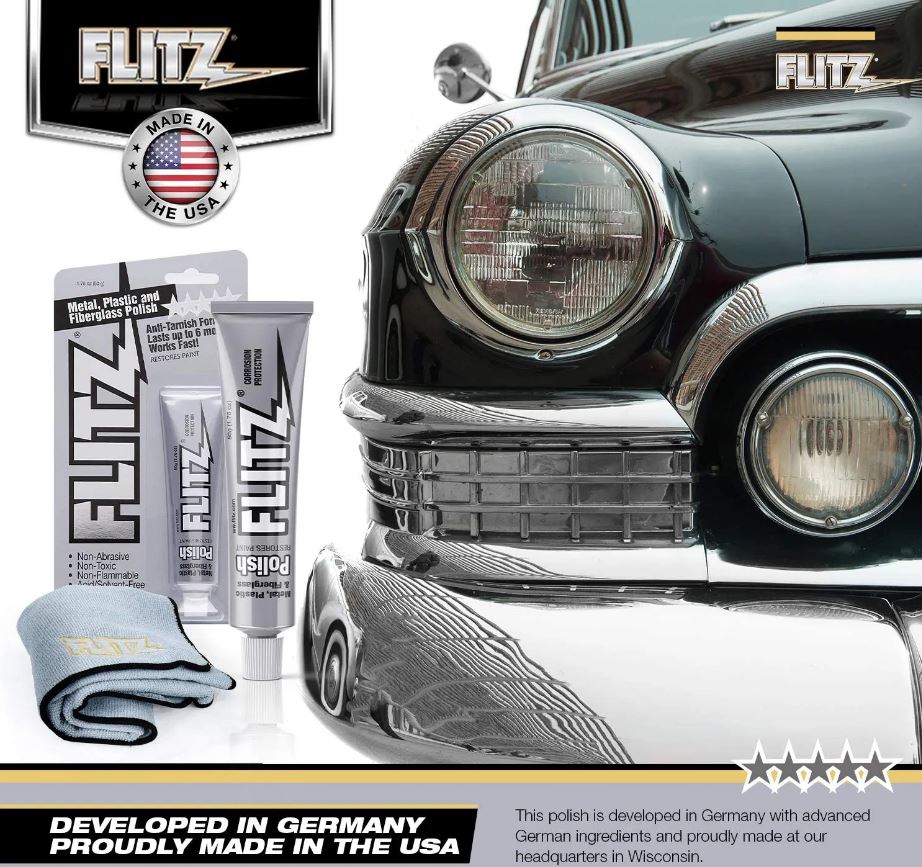 Flitz Paste Polish Trial Size 2 grams for Metals, Fiberglass, Tactical, Plastic & Paint