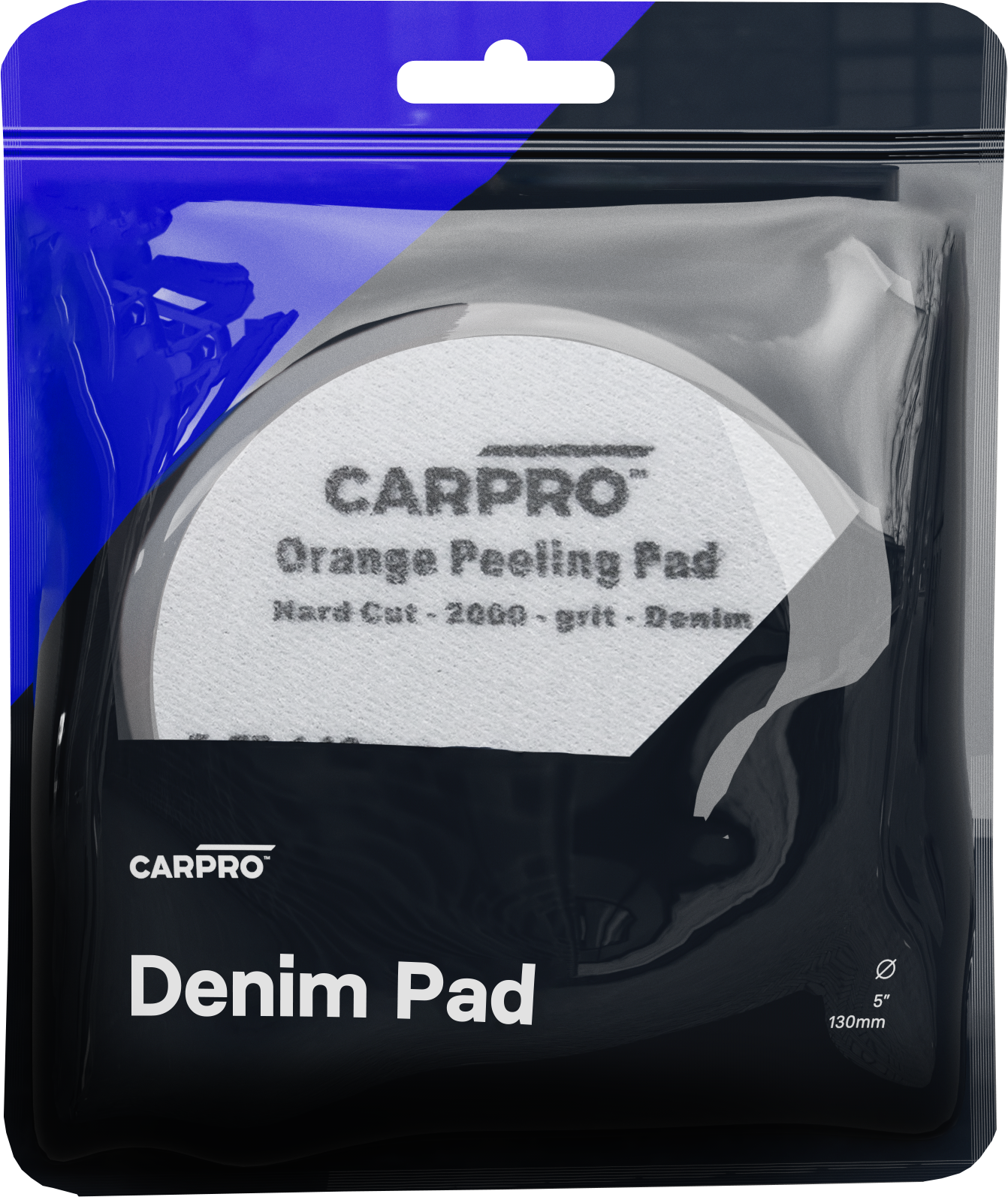 Carpro Denim Pad 5-Inch Cutting Orange Peel Removal Pad