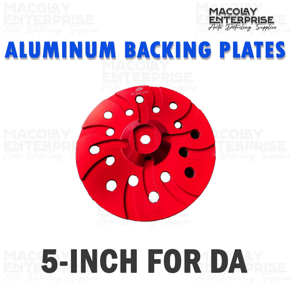 PO-009 SCARCITY 5-inch Aluminum Backing Plate for Rupes, Dual Action or Rotary Polishers
