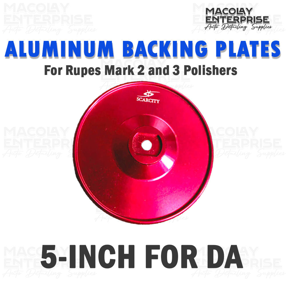 PO-009 SCARCITY 5-inch Aluminum Backing Plate for Rupes, Dual Action or Rotary Polishers