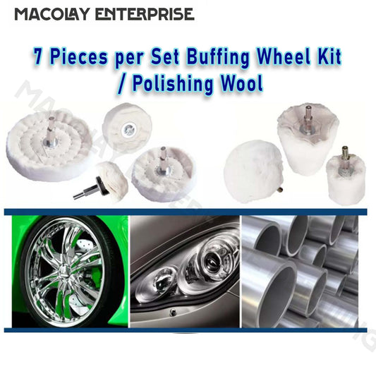 SALE! NW 7pcs Wool Buffing Wheel Drill Kit